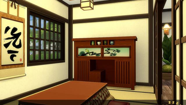 QE Lan Izakaya NOCC для The Sims 4