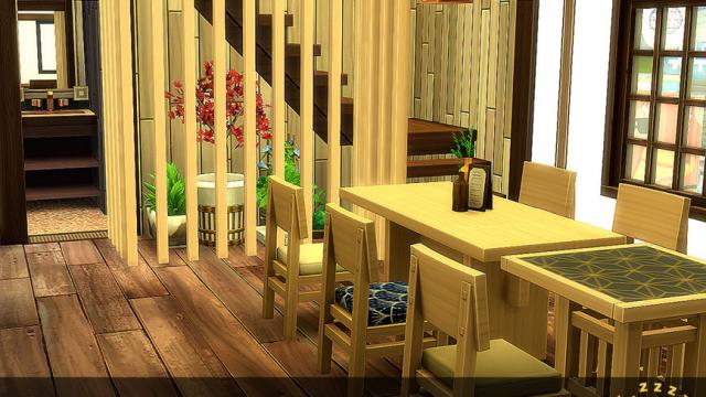 QE Lan Izakaya NOCC для The Sims 4