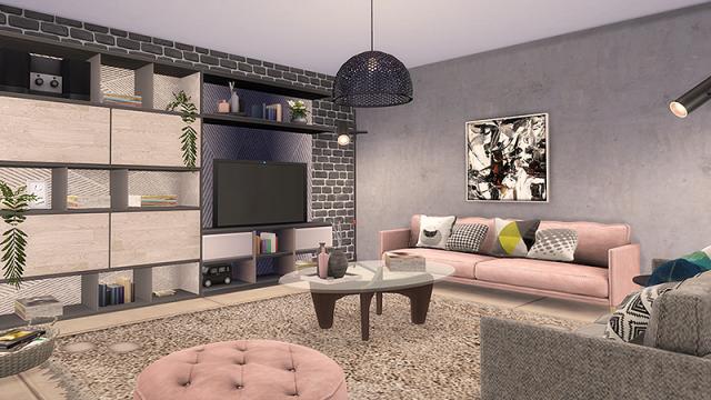 Kala Livingroom for The Sims 4