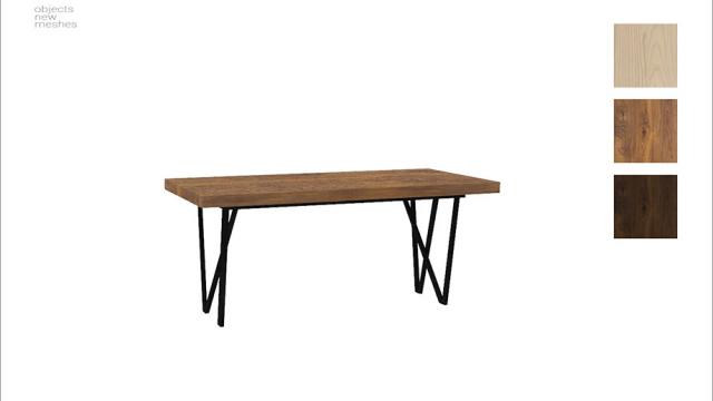 [Sandra diningroom] - dining table short