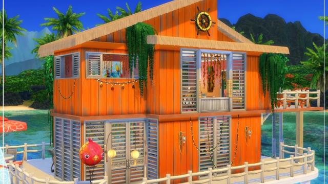 Sapphire Resort для The Sims 4