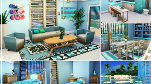 Sapphire Resort для The Sims 4