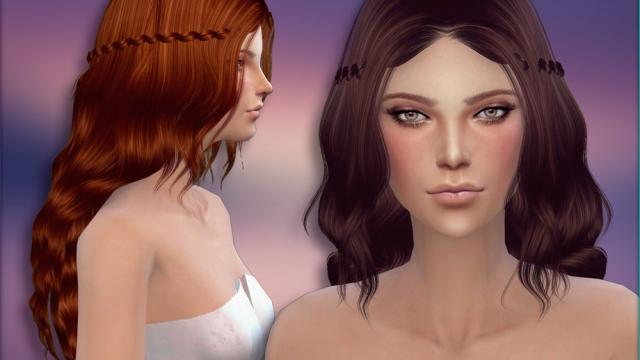 Anto - Firenze (Hair) for The Sims 4