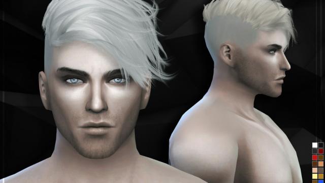 Stealthic - Hysteria (Male Hair) for The Sims 4