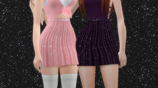 Lena Skirt для The Sims 4