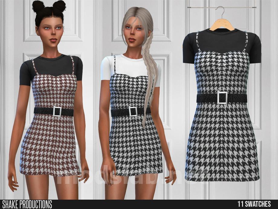 Download ShakeProductions 582 - Dress for The Sims 4