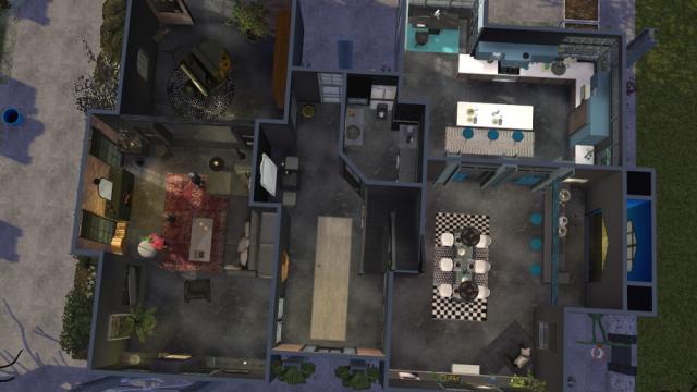 Brick & Steel - An Industrial lot для The Sims 4