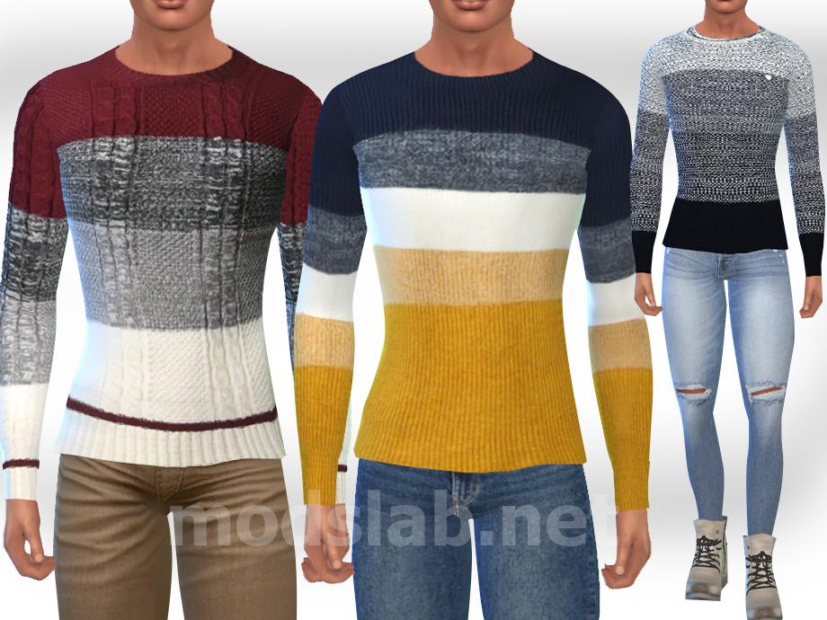 Download Male Sims Fit Pullovers for The Sims 4