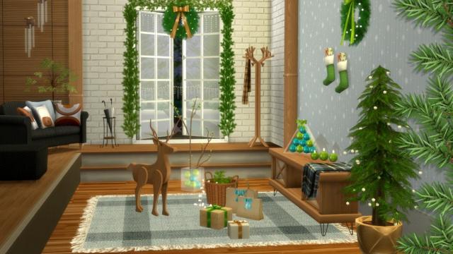 Holiday Wonderland - Christmas Entrance для The Sims 4