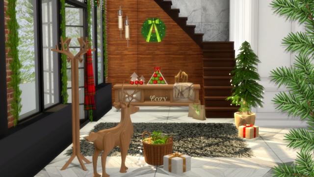 Holiday Wonderland - Christmas Entrance для The Sims 4