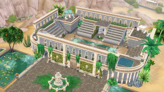 The Colosseum Gym для The Sims 4