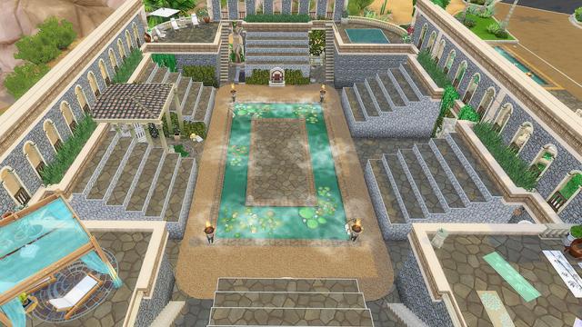 The Colosseum Gym для The Sims 4