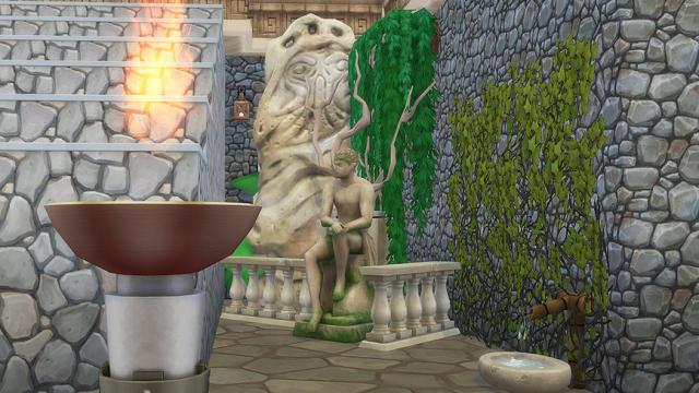 The Colosseum Gym для The Sims 4