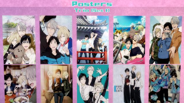 Yuri On Ice: Posters - Trio (Set 1)