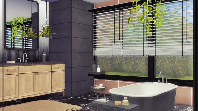 Bath room with wardrobe для The Sims 4