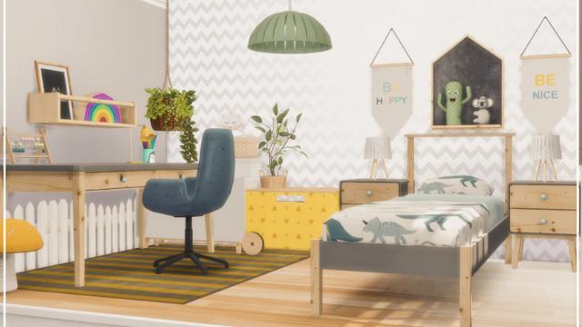 Mykel Kids room for The Sims 4