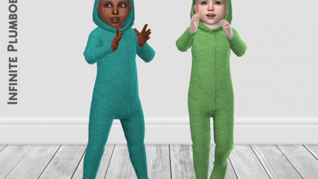 IP Toddler Fleece Onesie for The Sims 4