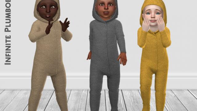 IP Toddler Fleece Onesie for The Sims 4