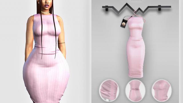 Bodycon Midi Dress BD440