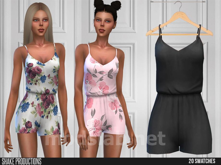 Download ShakeProductions 579 - Short Jumpsuit for The Sims 4