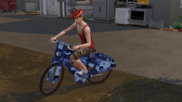 (No) Bicycle Helmet for The Sims 4