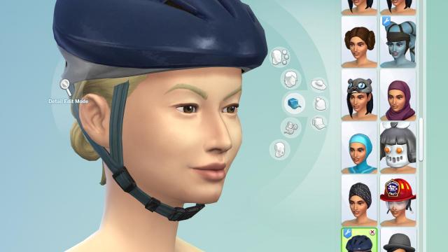 (No) Bicycle Helmet for The Sims 4