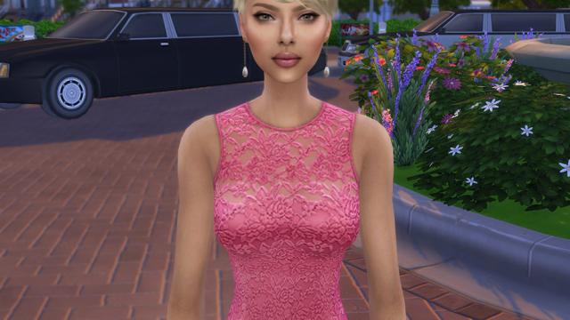 Scarlett Johansson for The Sims 4