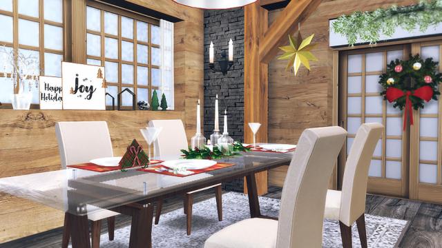 Noella - Dining Room для The Sims 4