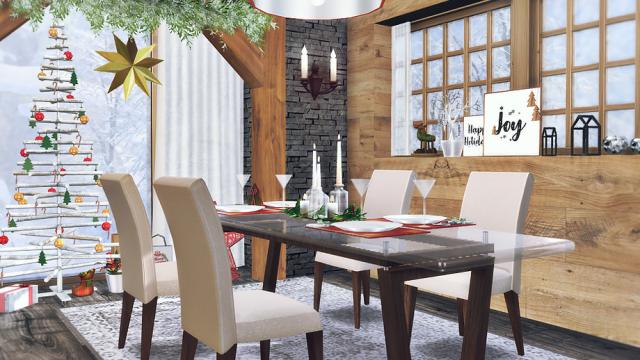 Noella - Dining Room для The Sims 4