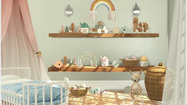 Lily nursery *decor & toys* for The Sims 4