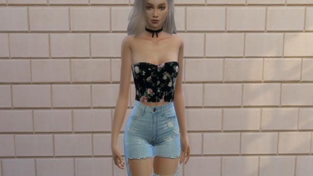 Corset Top for The Sims 4