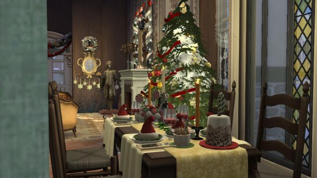 Freddie's 2020 Christmas Room для The Sims 4