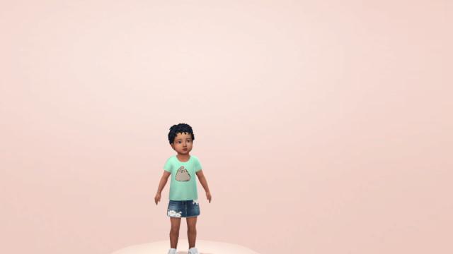 Toddler T-shirts for The Sims 4