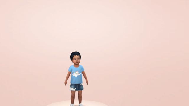 Toddler T-shirts for The Sims 4