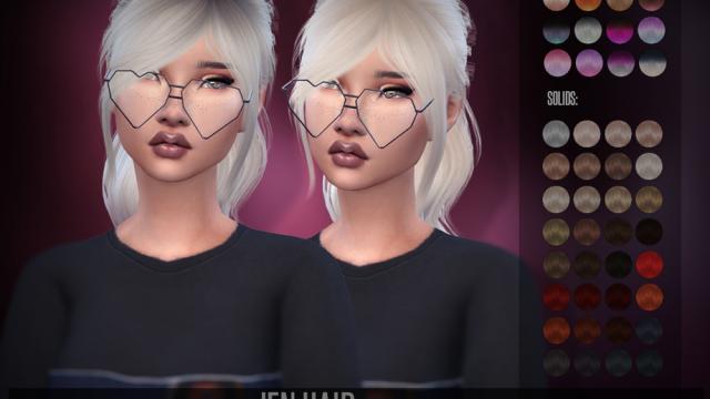 LeahLillith Jen Hair for The Sims 4