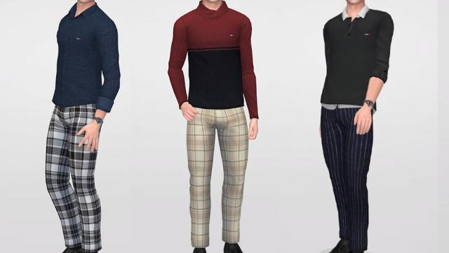 Formal Pants for Men 01 for The Sims 4