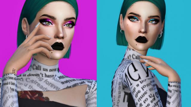 SIMPHORIA 03 Eyeshadow для The Sims 4