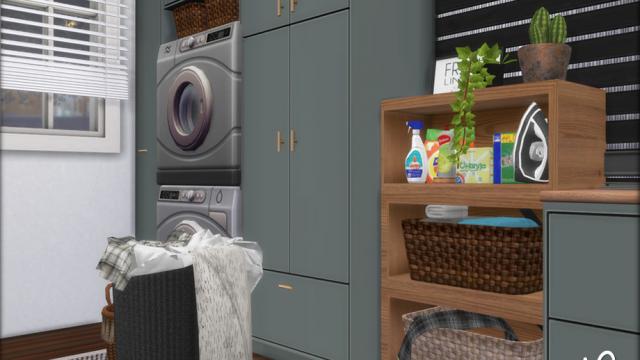 Zen Laundry Room для The Sims 4