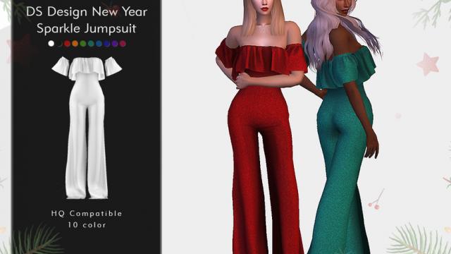 Новогодний комбинезон от DS / DS Design New Year Sparkle Jumpsuit