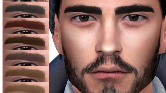 Eyebrows N102 for The Sims 4