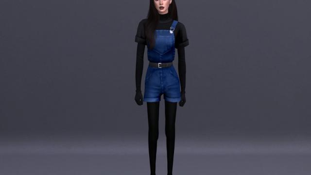 Clover Overall Recolors v2 - Mesh Needed for The Sims 4