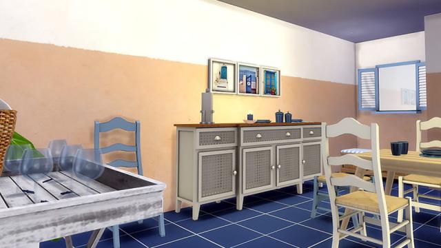 Hellening Dining room для The Sims 4