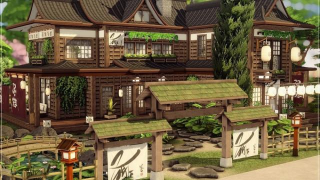 Japanese Beauty Villa для The Sims 4