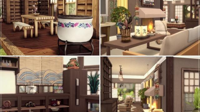 Japanese Beauty Villa для The Sims 4