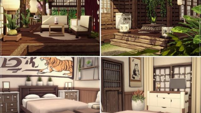 Japanese Beauty Villa для The Sims 4