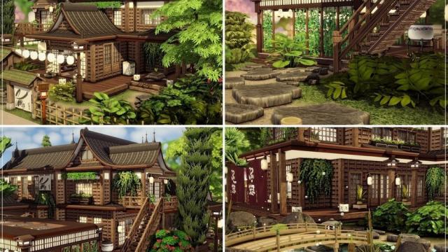 Japanese Beauty Villa для The Sims 4