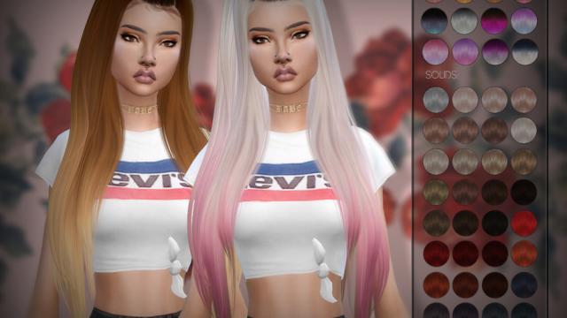 LeahLillith Radiant Hair for The Sims 4