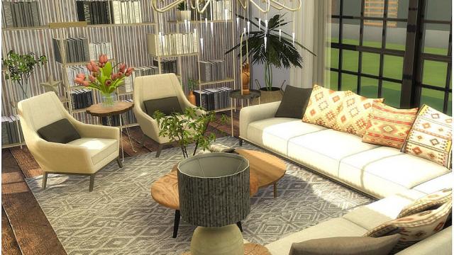 Cozy living для The Sims 4