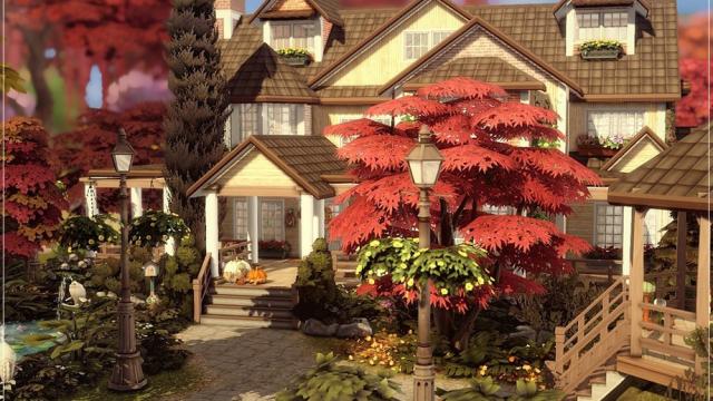 Fallen Leaves - The Lot для The Sims 4