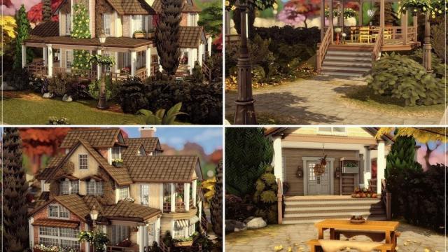 Fallen Leaves - The Lot для The Sims 4